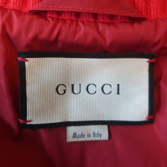 Gucci Hollywood Embroidered Leather Bomber Jacket Black Size 42 - Picture 11 of 14